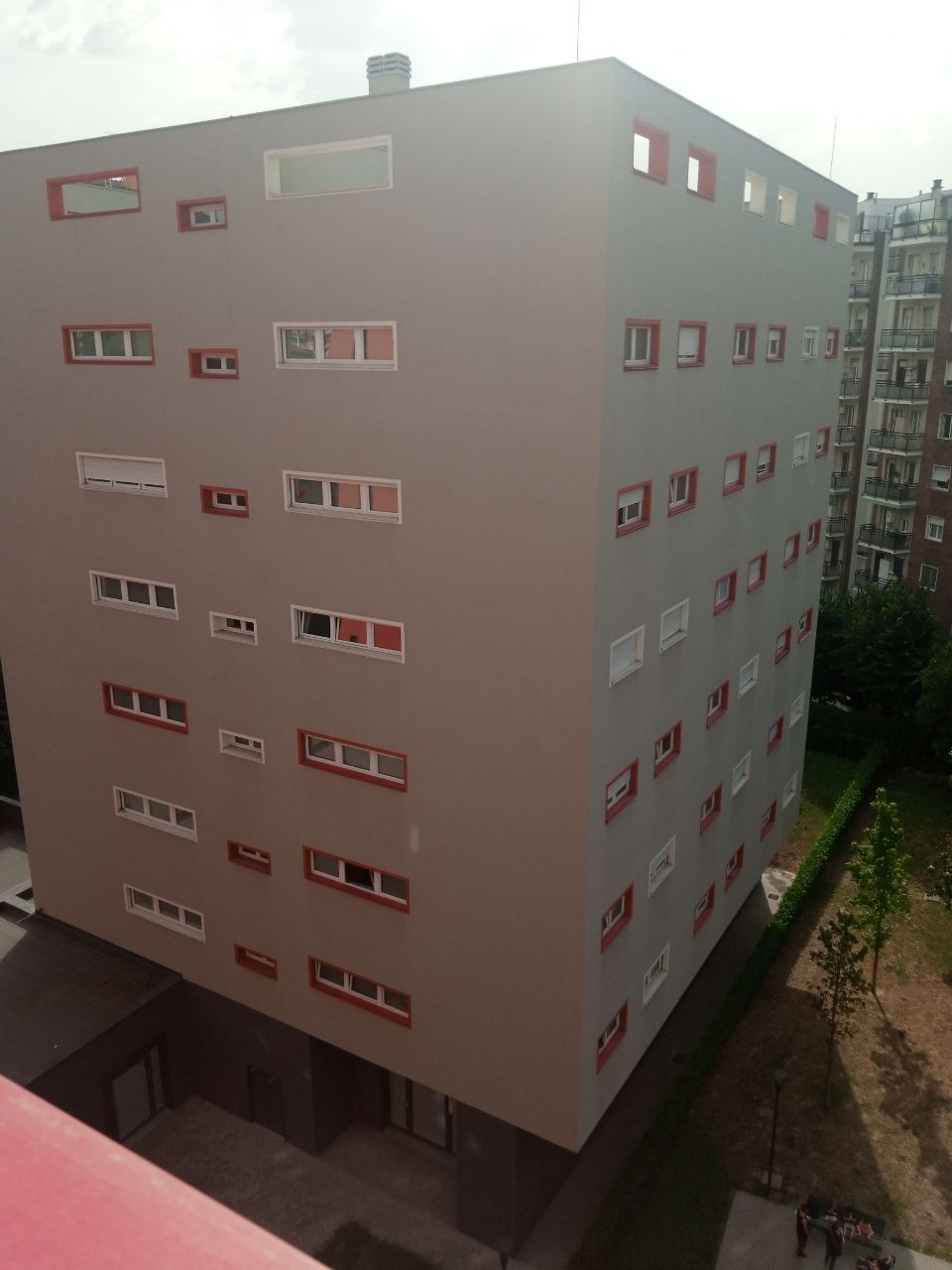 this picture is taken at one of the polimi residences found in milano