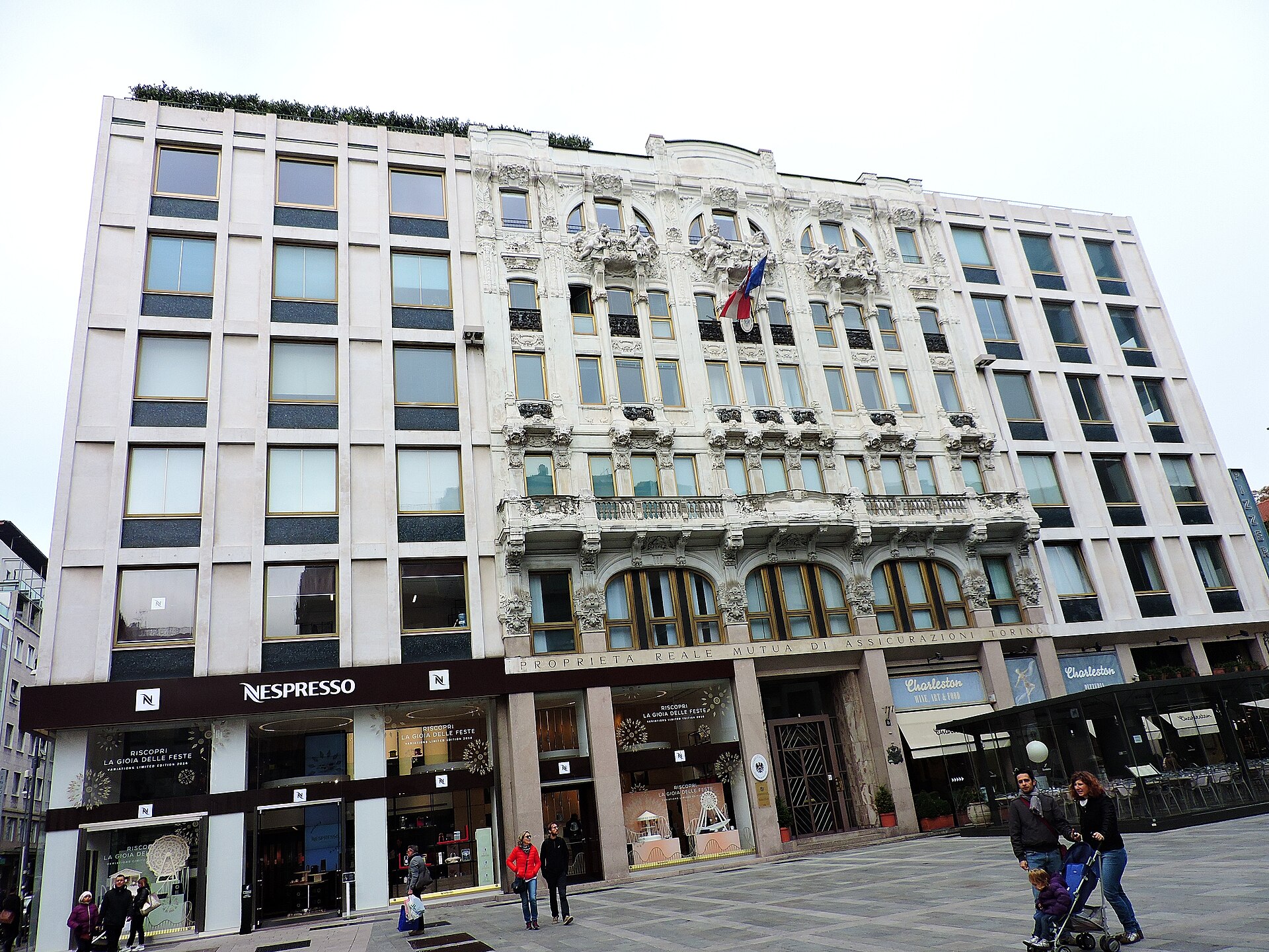 Palazzo della Società Reale Mutua di Assicurazioni, Piazza del Liberty, Milano