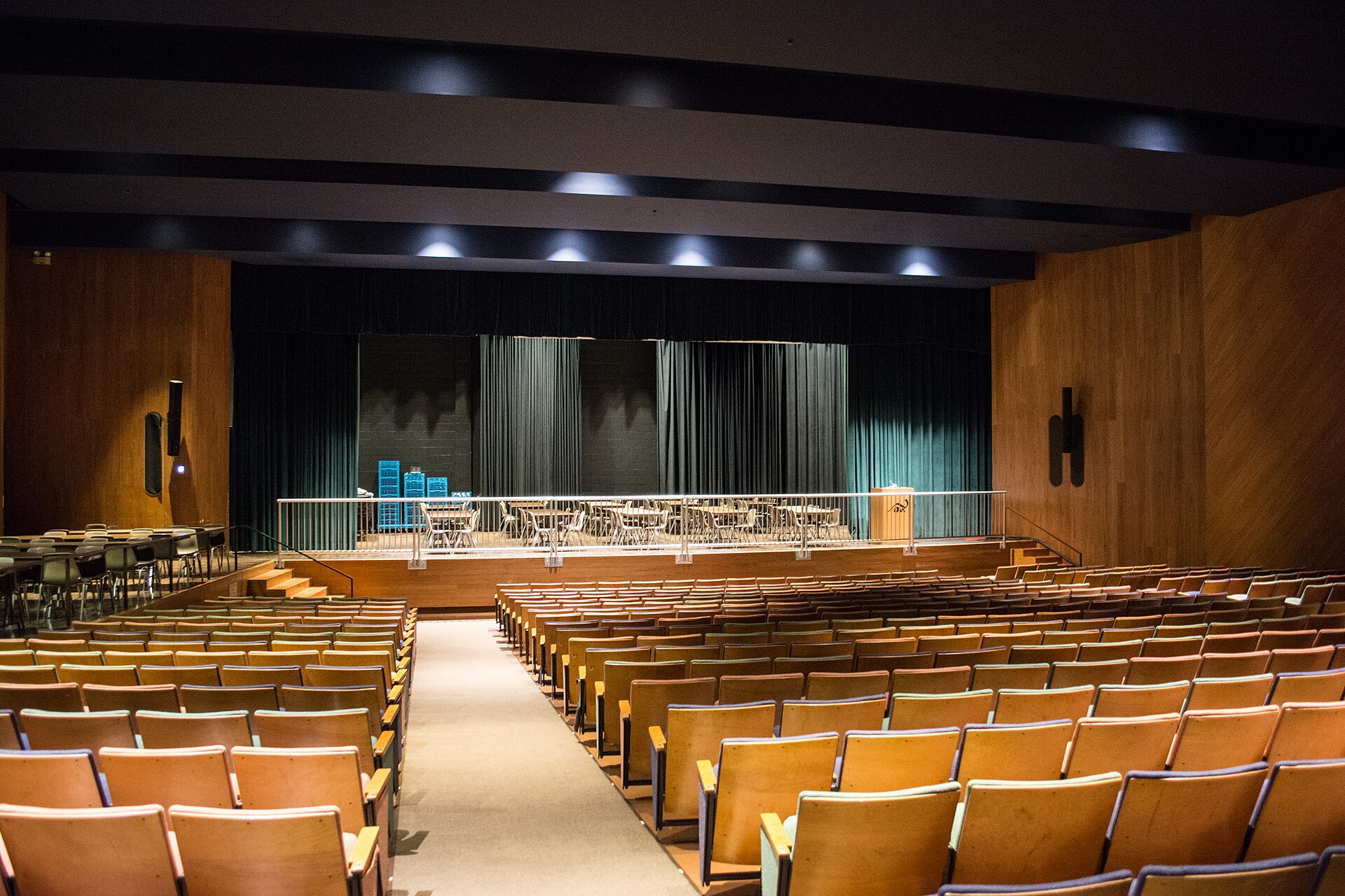 Auditorium at the Cleveland Museum of Natural History in Cleveland, Ohio, in the United States.