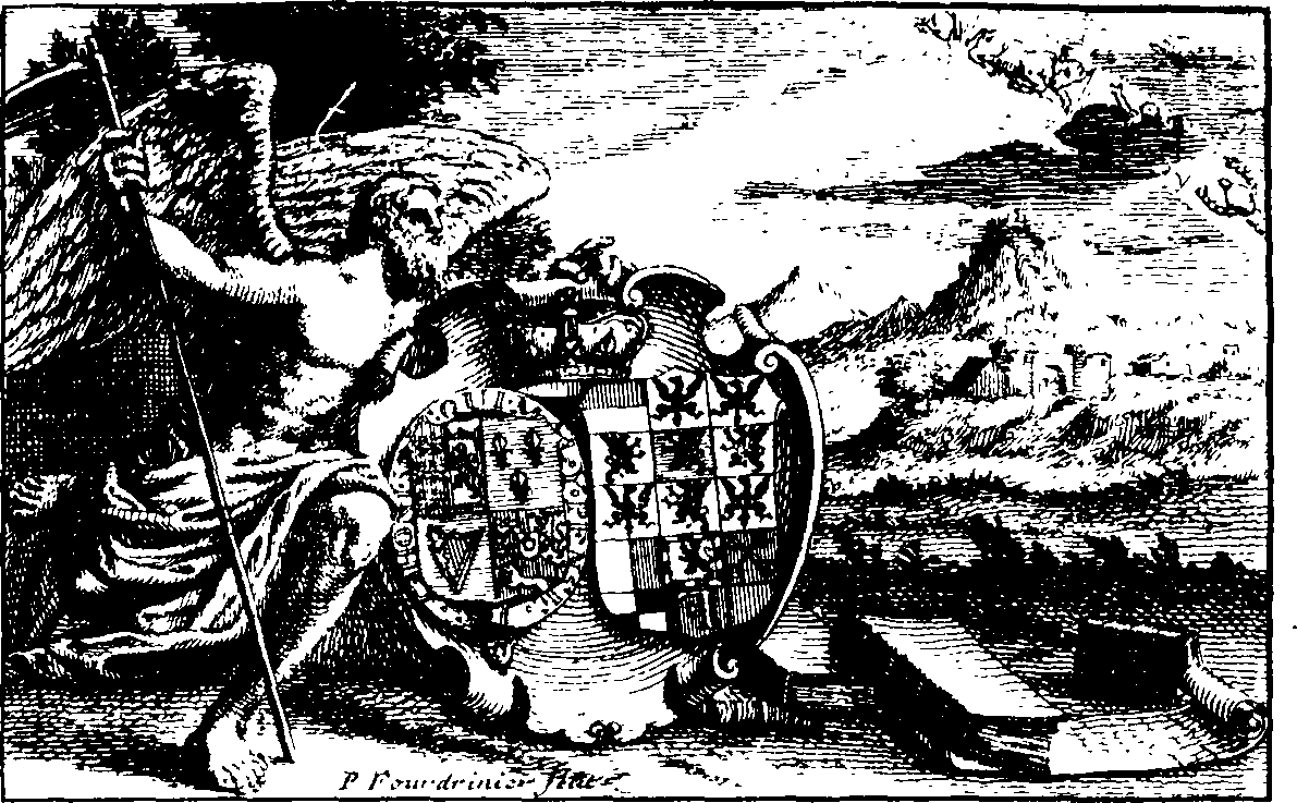 Fleuron from book: The chronology of ancient Kingdoms amended. To which is prefix'd, A short chronicle from the first memory of things in Europe, to the conquest of Persia by Alexander the Great. By S