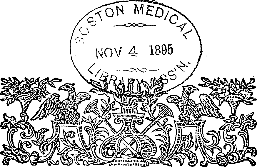 Fleuron from book: Medical and chemical observations upon antimony. By John Huxham, M. D. Fellow of the Royal College of Physicians at Edinburgh, and of the Royal Society at London.