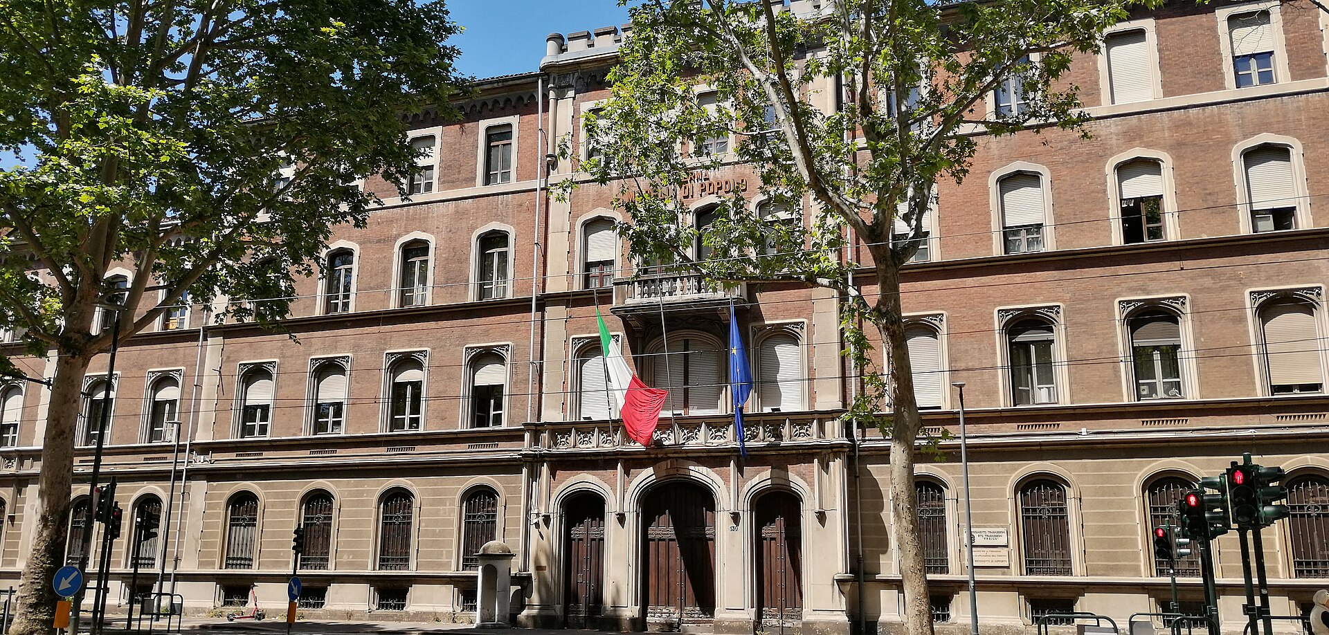 Caserma Morelli di Popolo seen from Corso Unione Sovietica, Turin, Italy