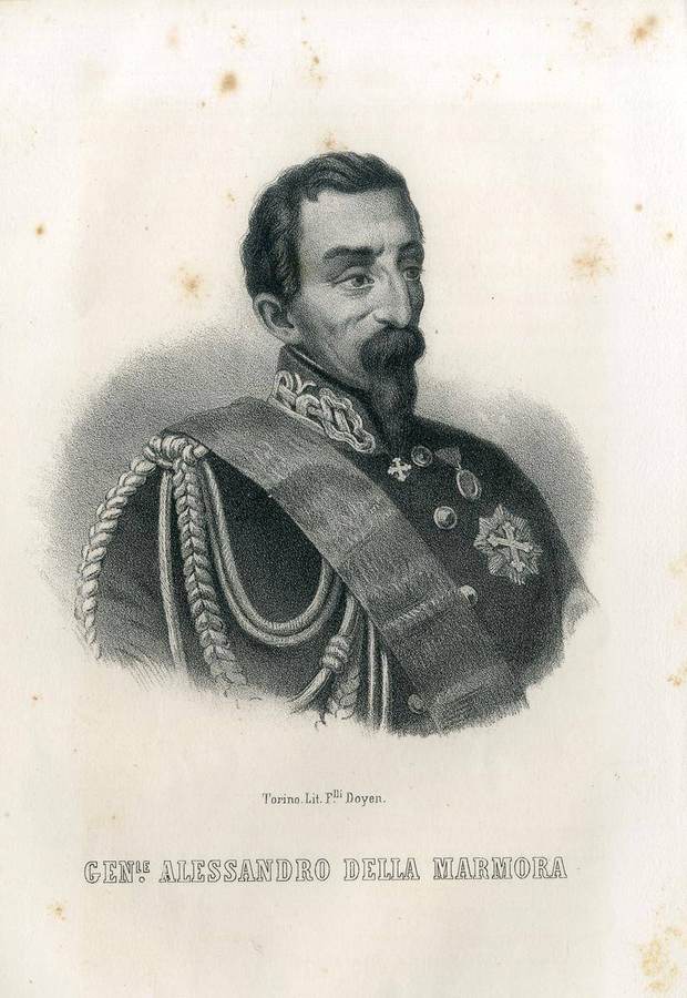 Italian general Alessandro La Marmora