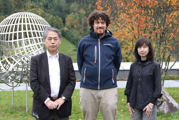 Tristan Buckmaster (Mitte) in Oberwolfach, 2023